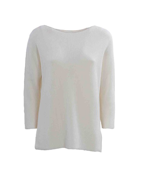 Shop FABIANA FILIPPI Saldi Maglia: Fabiana Filippi top a costine.
Scollo a barca.
Maniche lunghe.
Vestibilità regolare.
Dettaglio brillante sul collo.
Composizione: 53% Lana Vergine 47% Cotone.
Fabbricato in Italia.. MAD264F018D510-0142